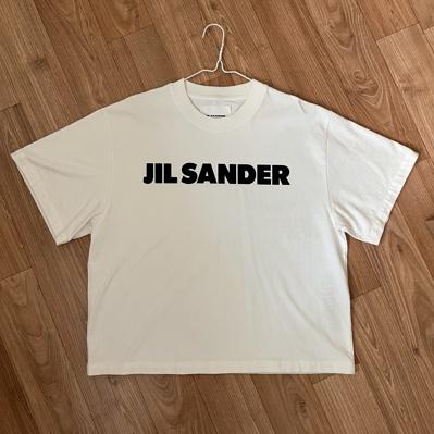 질샌더 로고 티셔츠