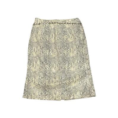 Synthetic leather python skirt