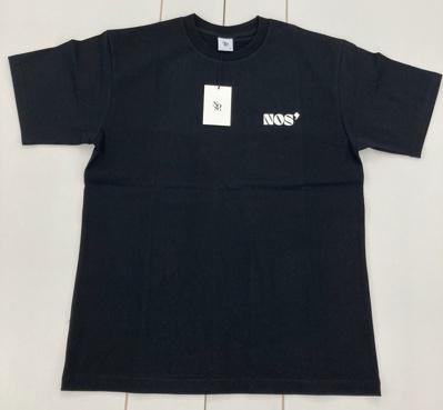 [L] NOS7 로고 스탠다드핏 티셔츠 블랙