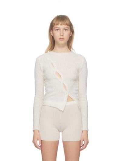 [JACQUEMUS] SSENSE Exclusive Off-White 'La Maille Pau' Sweater