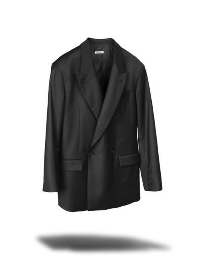 [Birthday Suit] 피크드라펠 더블 빅 블레이저 자켓