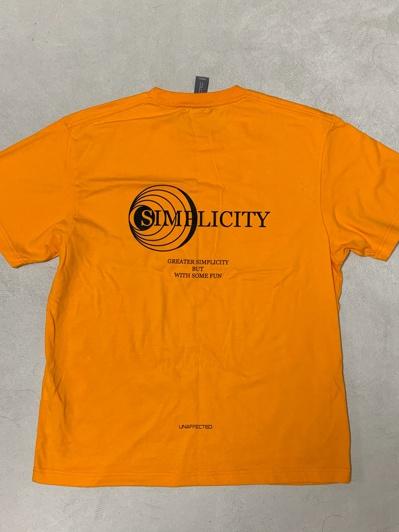 simplicity box t-shirt / orange