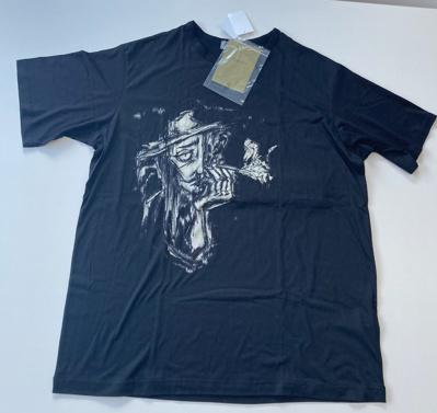 [3] 요지 야마모토 프론트 그래픽 프린팅 오버핏 티셔츠