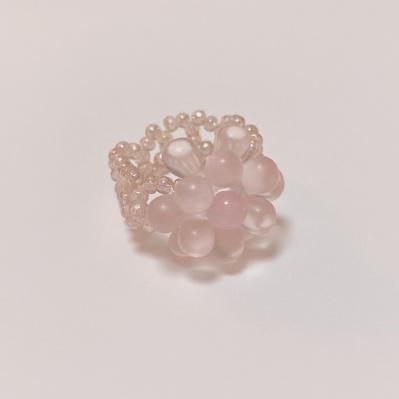 Swingset Gumi Beads Ring (Pink) 비즈반지