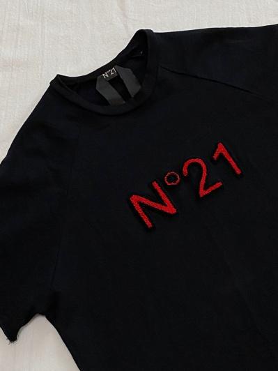 N21 로고 반팔 맨투맨 XL