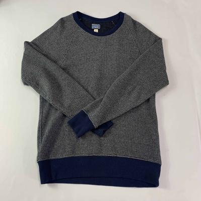 Navy Patterned Sweater - Size S