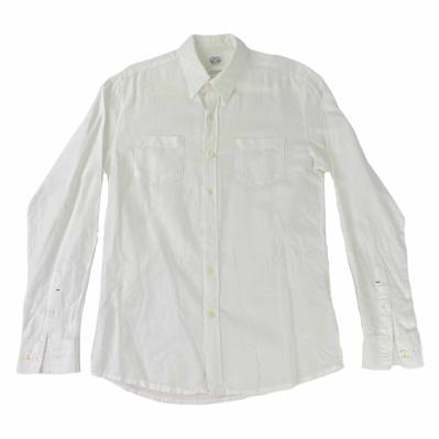 Pro-Union Worker White Linen Shirt - Size 15 1/2