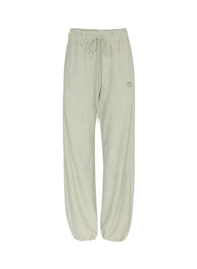 Terry Rounding Track Pants- mint