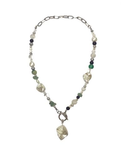 green point necklace