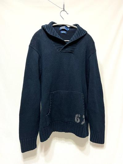 Polo knit hoodie  