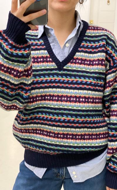 fairisle sweater 페어아일 스웨터