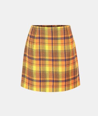 Ponytail  'Clueless' Orange Mini Skirt 