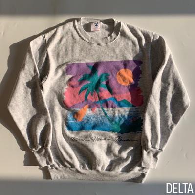 DELTA Early 90s 50/50 빈티지 스웻셔츠(Made in USA)
