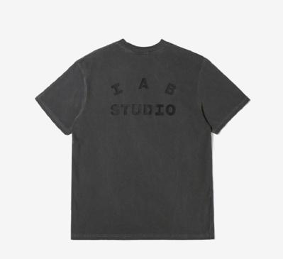 [새상품]아이앱스튜디오 피그먼트 티셔츠 블랙 IAB Studio 