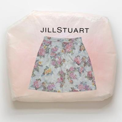 Vintage JILLSTUART jacquard Oriental skirt
