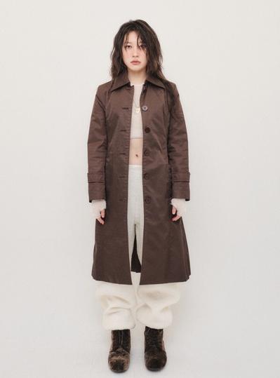 HYSTERIC GLAMOUR reflected logo long coat