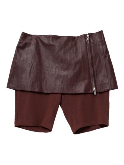 leather pants skirt