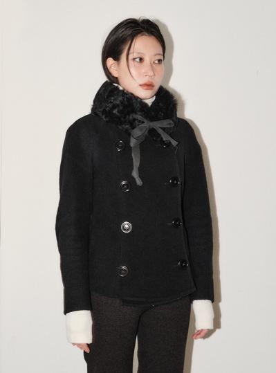 VIVIENNE WESTWOOD detachable fur half coat