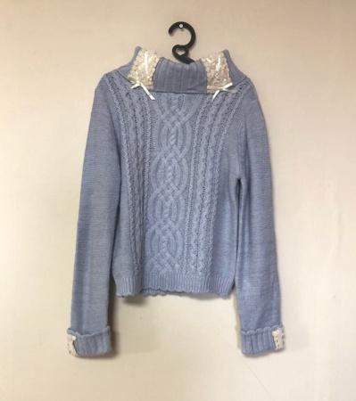 Vintage 💿 Axes femme pastel ribbon knit