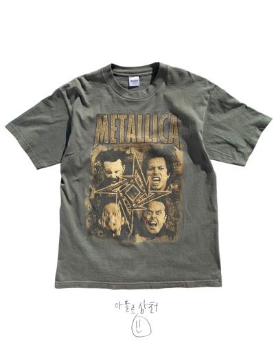 Vintage Authentic 100% Rock Band Metallica Pan Pacific Tour T-Shirts Murina Made in USA 1998년 제작 