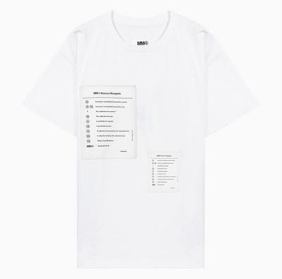 (새상품) 마르지엘라 mm6 아카이브 반팔티 티셔츠