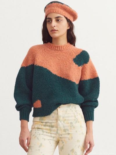 팔로마울 ying yang 니트 스웨터