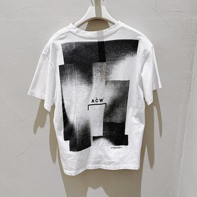 (정품/새상품)어콜드월 남성 블랙 시그니처 백로고 티셔츠