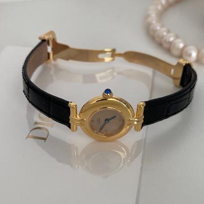 CARTIER must Colisee gold dial (해외배송 가능상품)