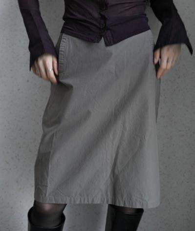 basic midi skirt