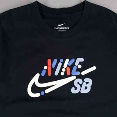 나이키 SB 피그먼트 블랙 버블 스우시 반팔 티셔츠 SIZE M