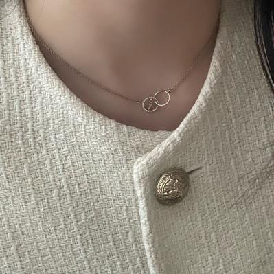 CHLOE two ring necklace / 끌로에 목걸이