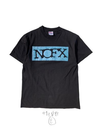 Vintage Authentic 100% Rock Band NOFX T-Shirts Hanes 2001년 제작 DEADSTOCK 미사용 제품 