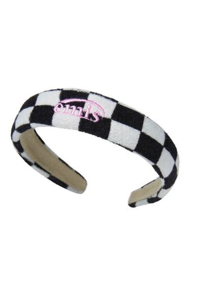 emis checkerboard hairband