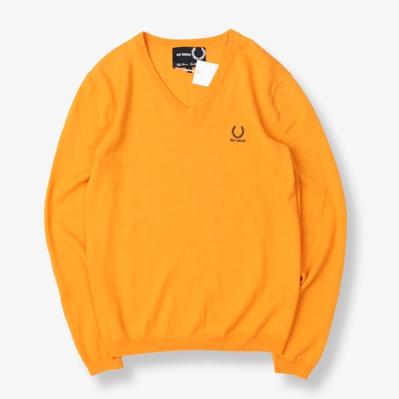 RAF SIMONS X FRED PERRY V-neck Knit (S)