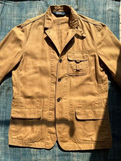  polo ralph lauren linen/cotton utility jacket (LL size, 105 추천)