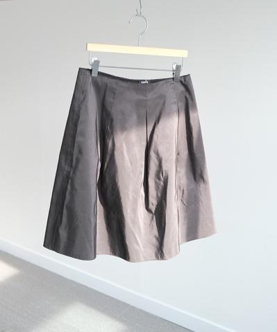  [ Jil sander ] Silk A-Line Skirt