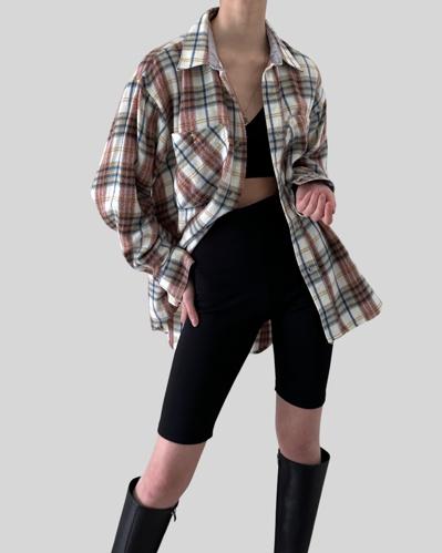 (OTHER)flannel checker shirt
