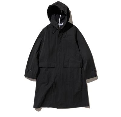 유니폼브릿지 relax hooded coat black (M)