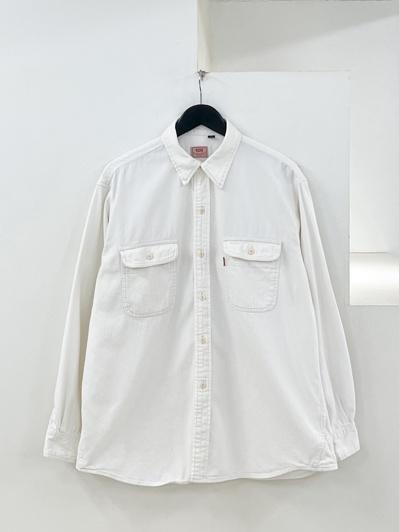 Levi's white denim shirts L size   