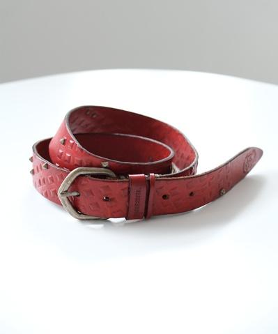 [ Diesel ] Leather Stud Belt