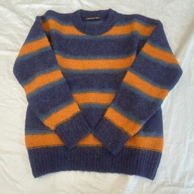 alpaca stripe knit 알파카 스트라이프 니트
