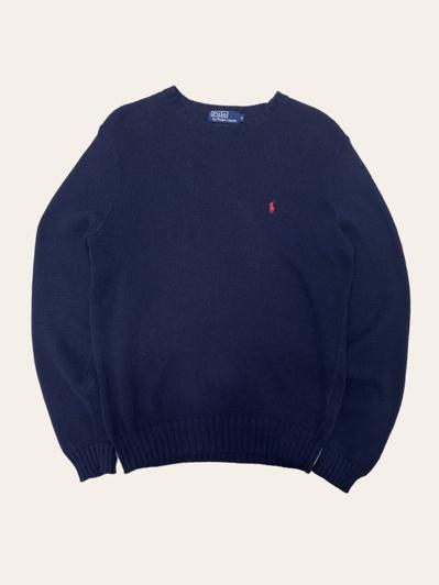 Polo ralph lauren navy cottons sweater M