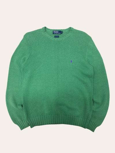 Polo ralph lauren light green cotton sweater S