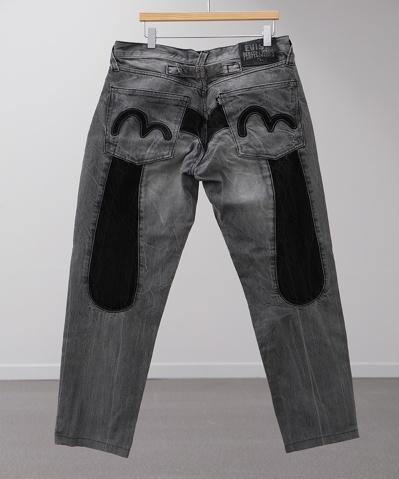 [ Evisu ] 2000's Y2K Black Jeans